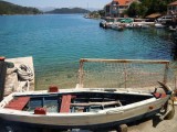 33. Polača, snimak iz busa koji je jedva prošao kroz Rimsku palaču